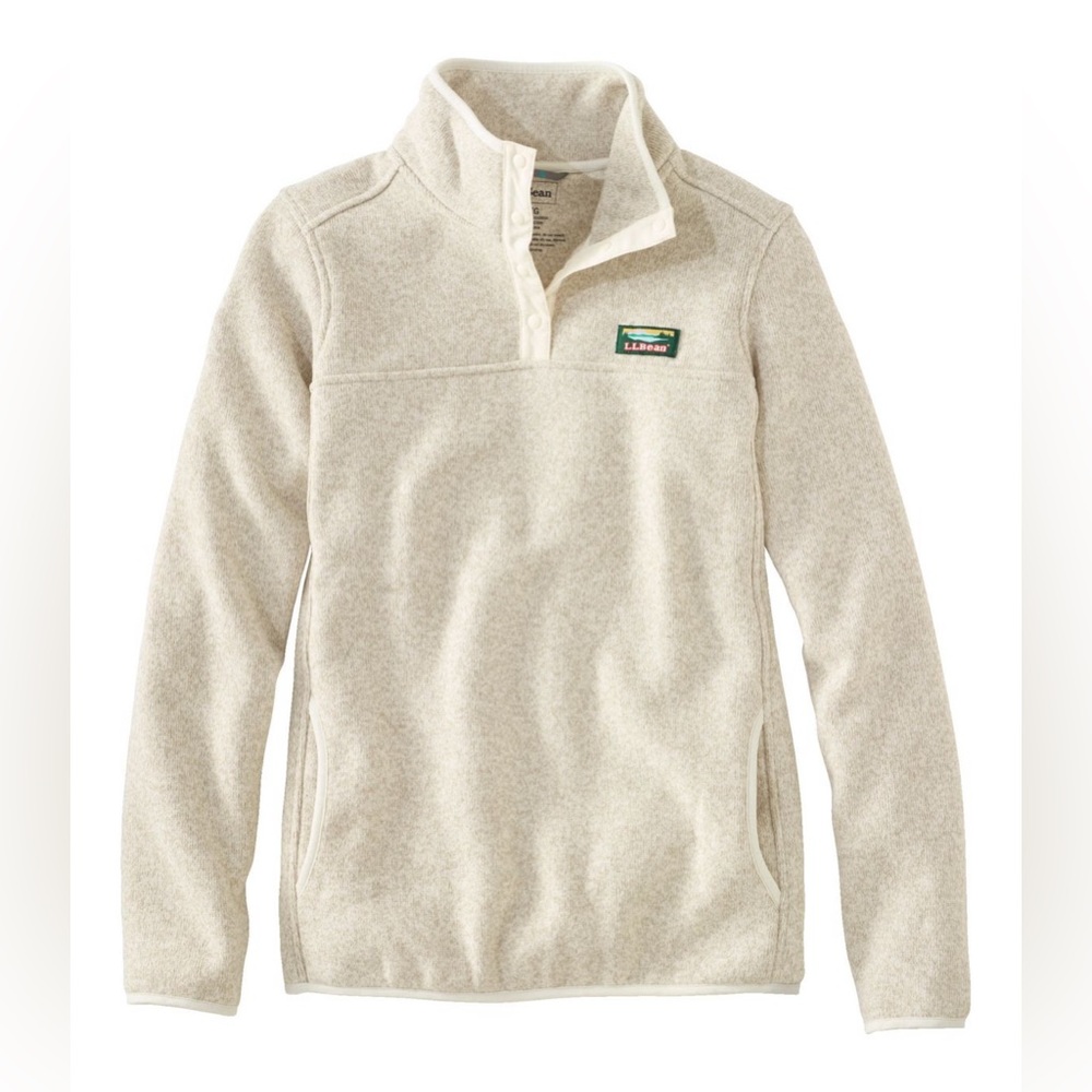 L.L. Bean Sweater Fleece Pullover